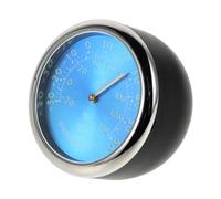 CONGARTENO Thermomètre Voiture Tableau de Bord Lumineux Bleu avec Horloge Quartz Multifonction pour Intérieur Affichage Nocturne pour Conduite Sûre