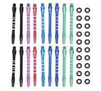 CONGARTENO Tiges de Fléchettes Alliage Aluminium Durables Ring pour Jeu de Fléchettes Équilibré et Léger Accessoires Professionnels