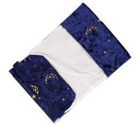 CONGARTENO Tissu Velours Couverture Décorative Brodée Dorée Protège Carnet Journal Intime Pochette Artisanale Épaisse et Résistante