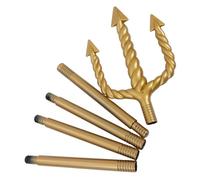 CONGARTENO Trident Spirale Plastique Cosplay Démon Fourchette Sûre à Assembler Rapidement pour Costumes Halloween et Spectacles