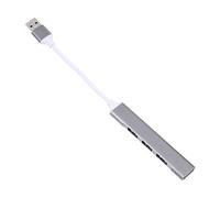 CONGARTENO USB Hub Aluminium Ports USB Hub De Données Portable Et Extension pour Pc Et Ordinateurs Portables