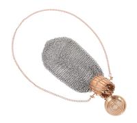 CONGARTENO Vintage Metal Coin Purse Double Mesh Wallet with Twist Lid Compact Chain Metal Holder for Travel and Jewelry Storage