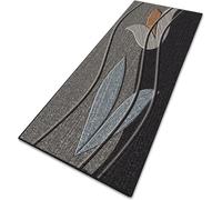 CONGCLI Carpette pour Couloir et Salon 96 x 260 cm Antidérapant, Couleur Unie, Élégant, Lavable, Doux, Absorbant Tapis de Couloir et Salon pour Cuisine, Passage, Entrée, C