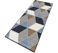 CONGCLI Tapis Couloir Long Moderne 106 x 130 cm Antidérapant, Couleur Unie, Élégant, Lavable, Doux, Absorbant Tapis Cuisine, Couloir pour Cuisine, Passage, Entrée, B