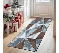 CONGCLI Tapis Couloir Long Moderne 56 x 135 cm Antidérapant, Couleur Unie, Élégant, Lavable, Doux, Absorbant Tapis Cuisine, Salon pour Salon Chambre Personnalisable, D