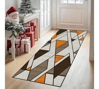 CONGCLI Tapis Couloir Long Moderne 56 x 160 cm Antidérapant, Couleur Unie, Élégant, Lavable, Doux, Absorbant Tapis Cuisine, Salon pour Salon Chambre Personnalisable, A