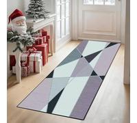 CONGCLI Tapis Couloir Long Moderne 56 x 200 cm Antidérapant, Couleur Unie, Élégant, Lavable, Doux, Absorbant Tapis Cuisine, Salon pour Salon Chambre Personnalisable, B