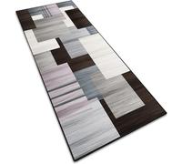 CONGCLI Tapis Couloir Long Moderne 64 x 110 cm Antidérapant, Couleur Unie, Élégant, Lavable, Doux, Absorbant Tapi Cuisin Antiderapant pour Cuisine, Couloir, Passage, Entrée, A