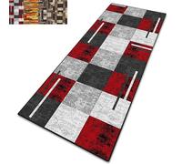 CONGCLI Tapis Couloir Long Moderne 64 x 130 cm Extra Long, Aspect Vieilli, Lavable, Doux, Antidérapant, Vintage Tapis Salon Vintage pour Salon Chambre Personnalisable, C