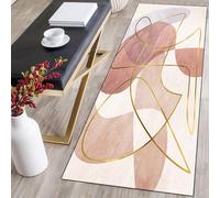 CONGCLI Tapis Couloir Long Moderne 68 x 280 cm Antidérapant, Couleur Unie, Élégant, Lavable, Doux, Absorbant Tapis de Cuisine, Cuisine pour Salon Chambre Personnalisable, C