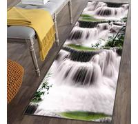 CONGCLI Tapis Couloir Long Moderne 70 x 245 cm Extra Long, Aspect Vieilli, Lavable, Doux, Antidérapant, Vintage Tapis de Sol de Cuisine pour Cuisine, Buanderie, Entrée, Couloir, C