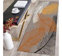 CONGCLI Tapis Couloir Long Moderne 76 x 300 cm Extra Long, Aspect Vieilli, Lavable, Doux, Antidérapant, Vintage Tapis Entrée Intérieur pour Salon Chambre Personnalisable, B