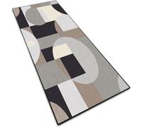 CONGCLI Tapis Couloir Long Moderne 78 x 250 cm Antidérapant, Couleur Unie, Élégant, Lavable, Doux, Absorbant Tapi Cuisin Antiderapant pour Cuisine, Couloir, Passage, Entrée, D