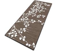 CONGCLI Tapis Couloir Long Tapis de Cuisine 90 x 170 cm Antidérapant, Couleur Unie, Élégant, Lavable, Doux, Absorbant Salon Vintage pour Salon Chambre Personnalisable, C