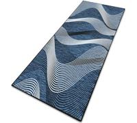 CONGCLI Tapis de Cuisine 3D Antidérapant 110 x 115 cm Antidérapant, Couleur Unie, Élégant, Lavable, Doux, Absorbant Doux Vintage Descente pour Cuisine, Buanderie, Entrée, Couloir, A