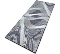 CONGCLI Tapis de Cuisine 3D Antidérapant 50 x 140 cm Antidérapant, Couleur Unie, Élégant, Lavable, Doux, Absorbant Doux Vintage Descente pour Cuisine, Buanderie, Entrée, Couloir, B