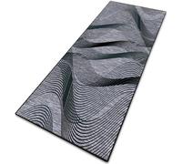 CONGCLI Tapis de Cuisine 3D Antidérapant 90 x 180 cm Antidérapant, Couleur Unie, Élégant, Lavable, Doux, Absorbant Doux Vintage Descente pour Cuisine, Buanderie, Entrée, Couloir, C