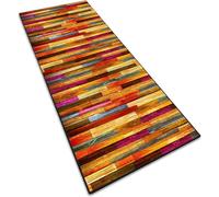 CONGCLI Tapis de Cuisine Antidérapant 115 x 140 cm Antidérapant, Couleur Unie, Élégant, Lavable, Doux, Absorbant Tapis Salle de Bain pour Cuisine Couloir Passage Chambre, B