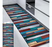 CONGCLI Tapis de Cuisine Antidérapant 64 x 130 cm Durable - Long - Antidérapant Lavable Style Vintage Absorbant Tapis Entrée Intérieur pour Salon Chambre Personnalisable, C