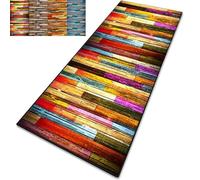 CONGCLI Tapis de Cuisine Antidérapant 65 x 175 cm Durable - Long - Antidérapant Lavable Style Vintage Absorbant Tapis de Cuisine Runner pour Salon Chambre Personnalisable, B