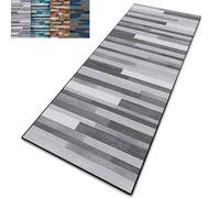CONGCLI Tapis de Cuisine Antidérapant 90 x 120 cm Durable - Long - Antidérapant Lavable Style Vintage Absorbant Tapis Salle de Bain pour Salon Chambre Personnalisable, D