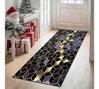 CONGCLI Tapis Long Couloir Tapis de Passage 60 x 110 cm Antidérapant, Couleur Unie, Élégant, Lavable, Doux, Absorbant Salle de Bain pour Cuisine, Buanderie, Entrée, Couloir, D