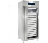 Congélateur 850 L en Inox avec Porte en Verre pour Pâtisserie, 56x 600x400 mm, 10°/ 20°C Virtus