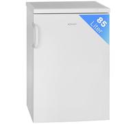 Congélateur 85L blanc Bomann GS2196-1-blanc, Volume net : 85 litres, pose libre, Éclairage intérieur, Température réglable, silencieux, economiquecongélateur Autoportante D