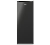 CHiQ Congélateur armoire CSD208D4E 177L, Congélation 4 étoiles, 39 dB, Design en acier noir, Pieds réglables, Porte réversible