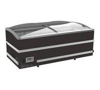 Congélateur bahut vitré pour supermarché elément de tête - combisteel - noirr290864 2008x952x894mm