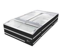 Congélateur Bahut Vitré pour Supermarché Elément de Tête L 2008 mm Combisteel Noir G