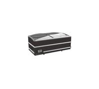 Congélateur bahut vitré pour supermarché elément de tête - combisteel - noirr290864 2008x952x894mm