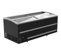Congélateur coffre CombiSteel Congélateur bahut vitré professionnel pour supermarché - - noirr2901216 l