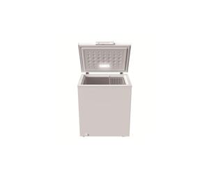 Congélateur bahut Whirlpool W3RHS14DW 142 L pose libre blanc 4 étoiles fastFreeze LED lumière intérieure, thermostat électronique et couvercle à ouverture par le dessus