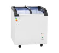 Congélateur coffre - 180 l - Royal Catering - Portes vitrées RCFZ-180G