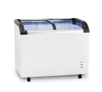 Congélateur coffre 273L - vitre bombée - -18°C - 3 paniers - LED intérieur - serrure - 230V