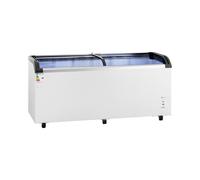 Congélateur coffre - 545 l - Royal Catering - Portes vitrées