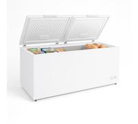Congélateur Coffre - 576 Litres - Température -18°C - Isolation Performante - Avec 2 portes - Idéal pour Professionnels et Particuliers - 1930 x 760 x 825 mm