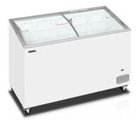 Congélateur coffre avec couvercles coulissants vitrés bombés TEFCOLD https://www.fnac.com/mp49975396/Congelateur-de-Creme-Glacee-IC400SCEB-TEFCOLD/w-4?oref=580c294e-7a2b-9982-fe33-8438d8dac44f