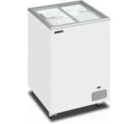 Congélateur coffre avec couvercles coulissants vitrés plats - 108 Litres - TEFCOLD