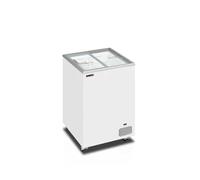 Congélateur coffre avec couvercles coulissants vitrés plats 108 Litres TEFCOLD