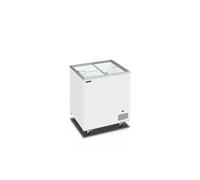 Congélateur coffre avec couvercles coulissants vitrés plats 165 Litres