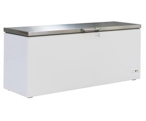 Congélateur coffre - Couvercle en Inox - 635L