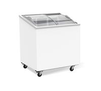 Congélateur Bahut Couvercle en Verre 200 Litres
