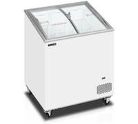 Congélateur coffre de crème glacée avec couvercles coulissants vitrés bombés 157 L Tefcold G