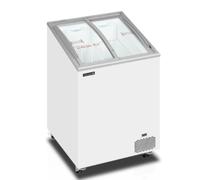 Congélateur coffre de Crème Glacée avec couvercles coulissants vitrés bombés 85 L - TEFCOLD