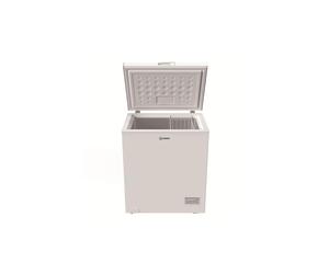 Congélateur coffre posable Indesit INCF1424E 142 L froid statique dégivrage manuel blanc
