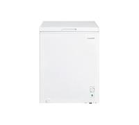COMFEE' RCC146WH2EU(E) Congélateur coffre autonome 143L convertible congélateur/réfrigérateur, compresseur inverter, 4 étoiles, adapté aux dépendances, garages et abris, blanc [Classe énergétique E]