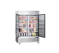 Congélateur Commercial - DUOKU - GNF1314L2 - 38,83 pi³ - Dégivrage Automatique - Acier Inoxydable