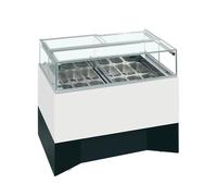 Congélateur de Crème Glacé Bi-Zone pour 12 Bacs de 5 L - Tefcold